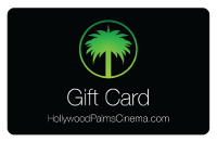 green palm tree in circle, 'gift card', 'hollywoodpalms.com' 